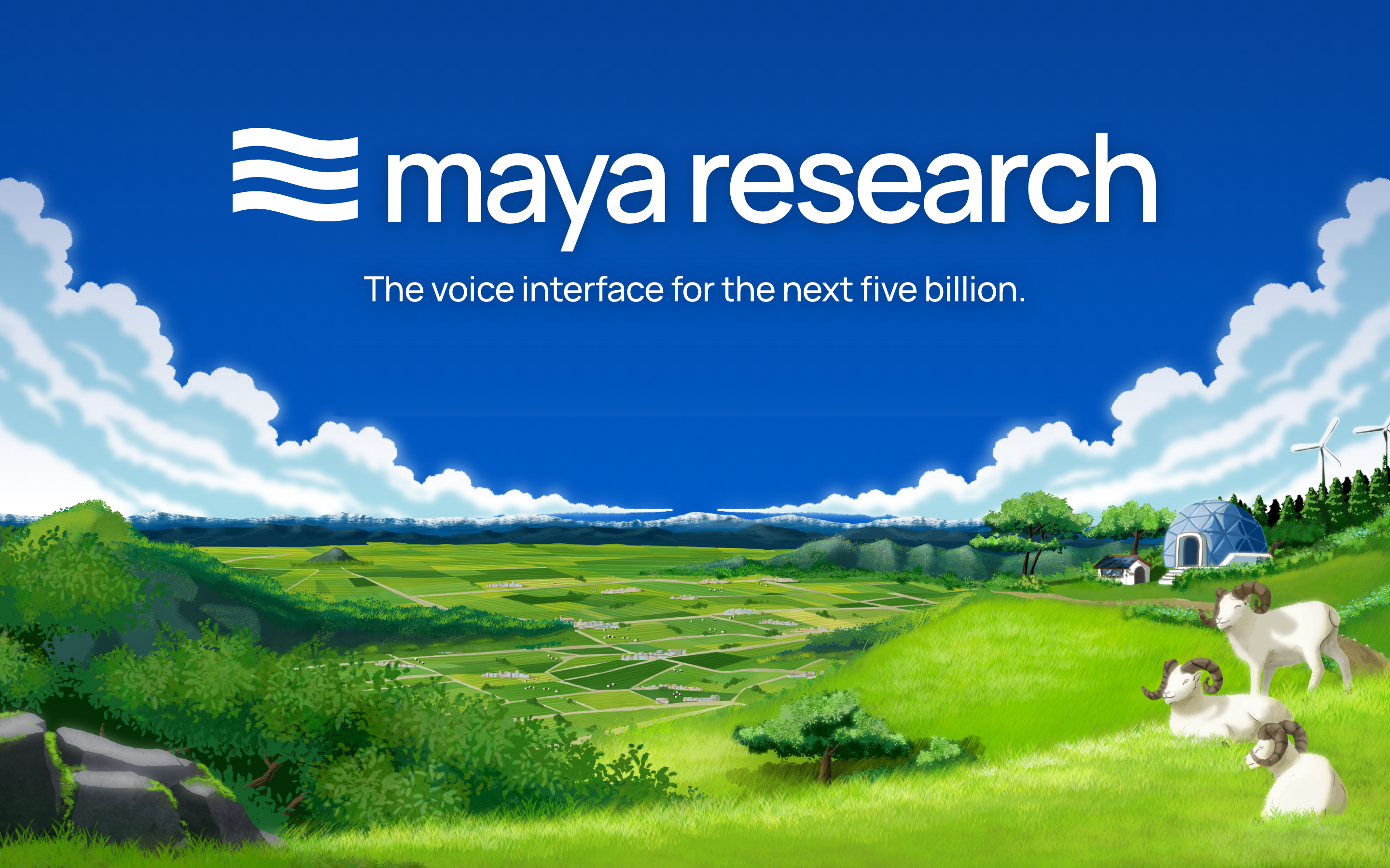 Maya Research — the voice interface for the next five billion